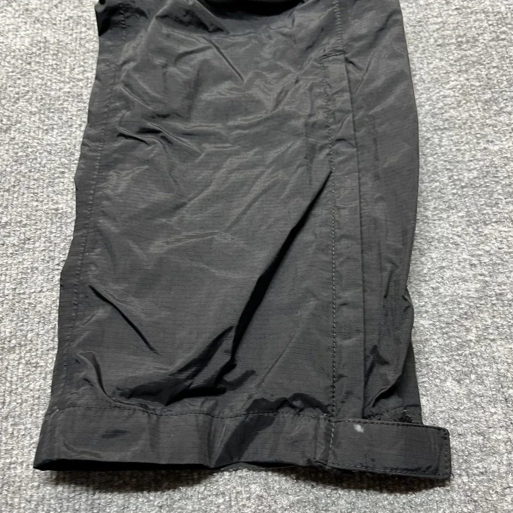 The North Face HyVent Rain Pants Mens Small Black Nylon Mesh Lined Hiking